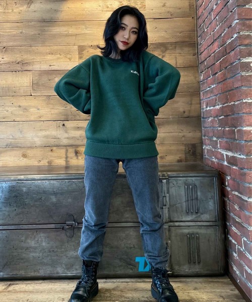 XLARGE（エクストララージ）の「STANDARD LOGO KNIT（ニット/セーター・メンズ・ブラック/グレー/グリーン・S/M/L/XL）」の17枚目の写真