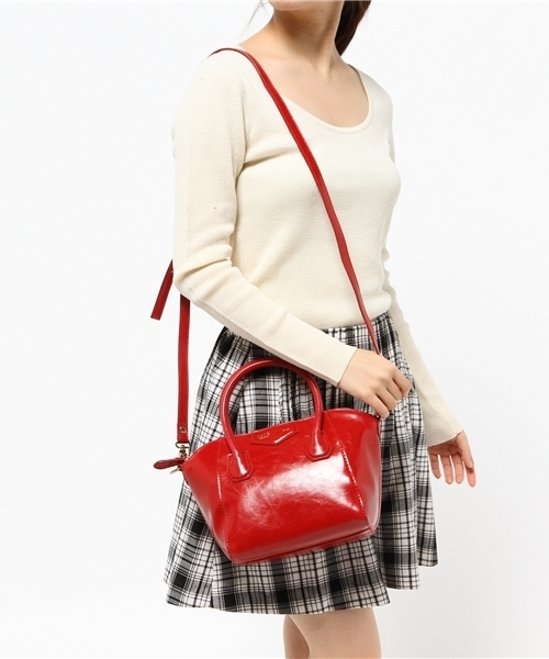 Kastane(カスタネ)の「【Kastane】2WAYショルダーハンドBAG(ショルダーバッグ・レディース・ブラック/キャメル/レッド・FREE)」の5枚目の写真