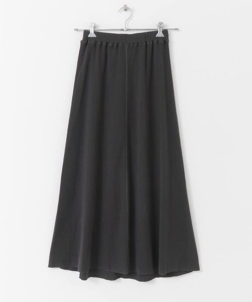URBAN RESEARCH DOORS（アーバンリサーチドアーズ）の「リブカットフレアスカート（スカート・レディース・チャコールグレー/モカ/ライトベージュ・ONE）」の18枚目の写真