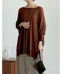 Re:EDIT | ドルマンスリーブシアーニットプルオーバー(ニット/セーター)