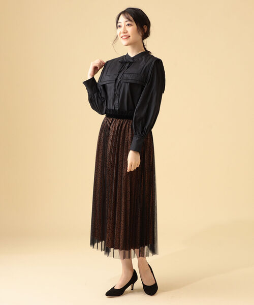 BEAMS HEART(ビームスハート)の「BEAMS HEART / 2WAY レースカラー ブラウス(シャツ/ブラウス・レディース・ブラック/オフホワイト/ブラウン系その他3・FREE)」の6枚目の写真