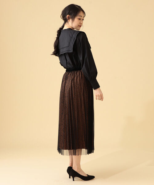 BEAMS HEART(ビームスハート)の「BEAMS HEART / 2WAY レースカラー ブラウス(シャツ/ブラウス・レディース・ブラック/オフホワイト/ブラウン系その他3・FREE)」の7枚目の写真