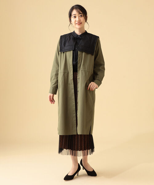 BEAMS HEART(ビームスハート)の「BEAMS HEART / 2WAY レースカラー ブラウス(シャツ/ブラウス・レディース・ブラック/オフホワイト/ブラウン系その他3・FREE)」の8枚目の写真