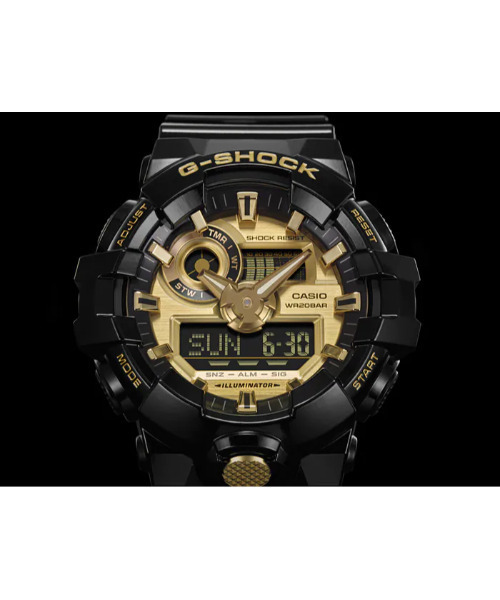 G-SHOCK(ジーショック)の「G-SHOCK/ジーショック 腕時計 GA-710GB-1AJF(アナログ腕時計・メンズ・ブラック・FREE)」の7枚目の写真
