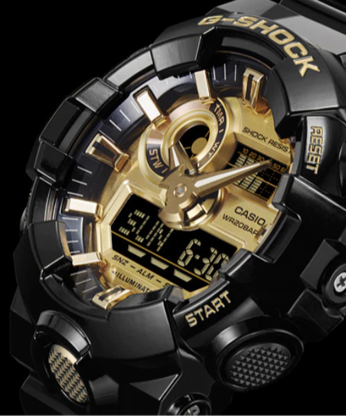 G-SHOCK(ジーショック)の「G-SHOCK/ジーショック 腕時計 GA-710GB-1AJF(アナログ腕時計・メンズ・ブラック・FREE)」の5枚目の写真