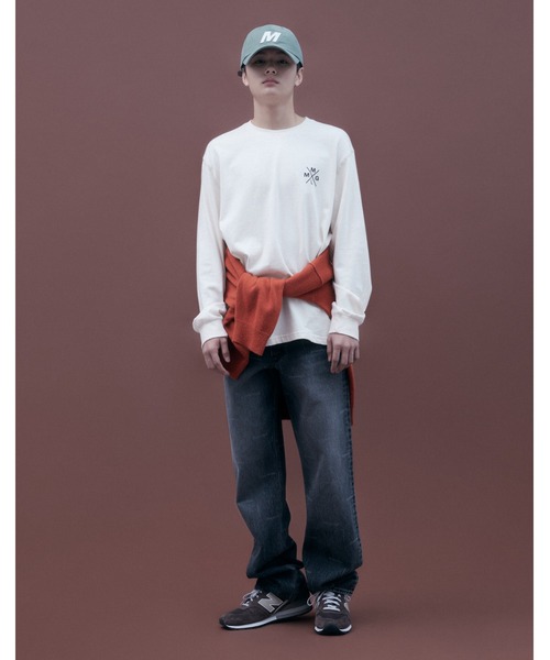 87mm(87mm)の「【87MM / Mmlg】1987 INTARSIA KNIT / パルチムエムエム MMLG 1987 ロゴ クルーネック ニット(ニット/セーター・レディース・ブラック/グレー/オレンジ・MEDIUM/LARGE)」の4枚目の写真