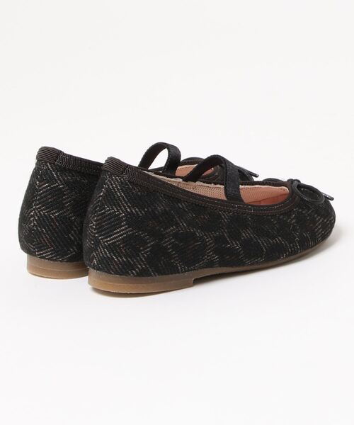 Launa lea ballet（ラウナレア バレエ）の「キッズラウンドトゥバレエシューズ(K1610)（バレエシューズ・キッズ・レオパード・18.0cm/15.0cm/19.0cm/20.0cm/16.0cm/17.0cm/14.0cm）」の2枚目の写真