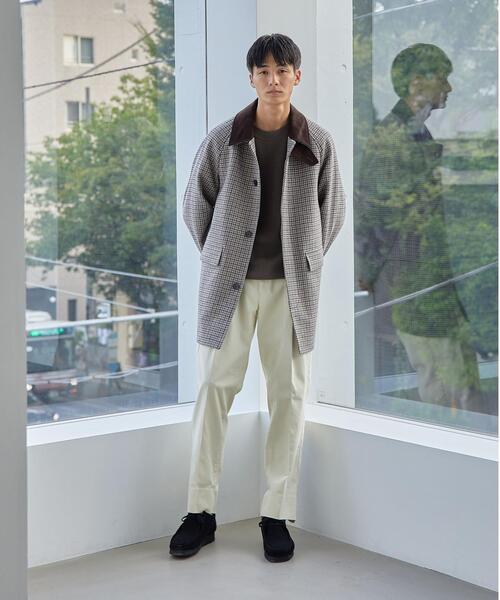 green label relaxing（グリーンレーベルリラクシング）の「＜green label relaxing＞SOLOTEX ワイド 2プリーツ パンツ（その他パンツ・メンズ・ライラック/ブラック/オフホワイト・L/S/XL/M）」の11枚目の写真