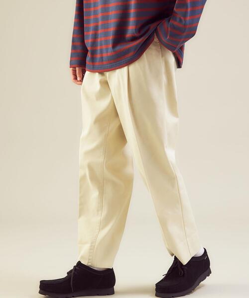 green label relaxing（グリーンレーベルリラクシング）の「＜green label relaxing＞SOLOTEX ワイド 2プリーツ パンツ（その他パンツ・メンズ・ライラック/ブラック/オフホワイト・L/S/XL/M）」の13枚目の写真