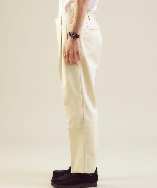 green label relaxing（グリーンレーベルリラクシング）の「＜green label relaxing＞SOLOTEX ワイド 2プリーツ パンツ（その他パンツ・メンズ・ライラック/ブラック/オフホワイト・L/S/XL/M）」の15枚目の写真