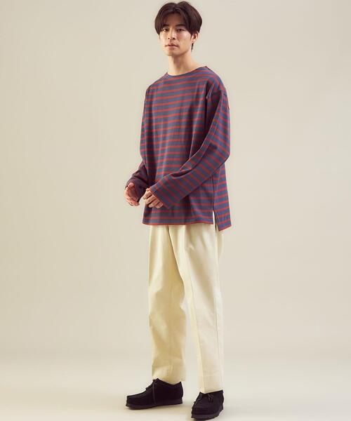 green label relaxing（グリーンレーベルリラクシング）の「＜green label relaxing＞SOLOTEX ワイド 2プリーツ パンツ（その他パンツ・メンズ・ライラック/ブラック/オフホワイト・L/S/XL/M）」の17枚目の写真