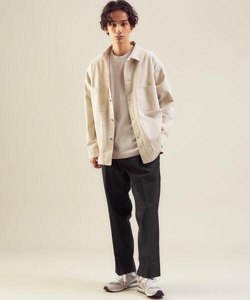 green label relaxing（グリーンレーベルリラクシング）の「＜green label relaxing＞SOLOTEX ワイド 2プリーツ パンツ（その他パンツ・メンズ・ライラック/ブラック/オフホワイト・L/S/XL/M）」の19枚目の写真