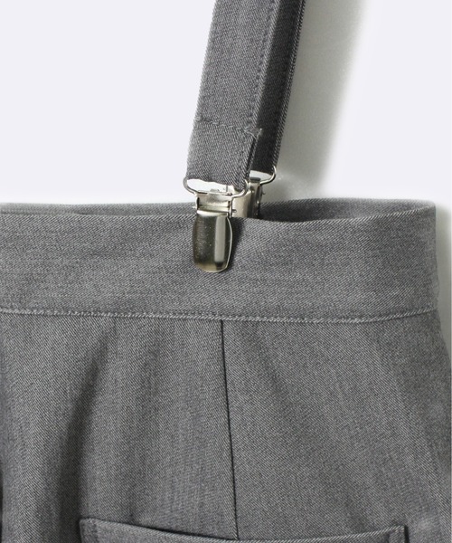 one way（ワンウェイ）の「【oneway Jeans】サス付きアシメボタンパンツ（その他パンツ・レディース・ライトグレー/ブラック・S/M）」の15枚目の写真