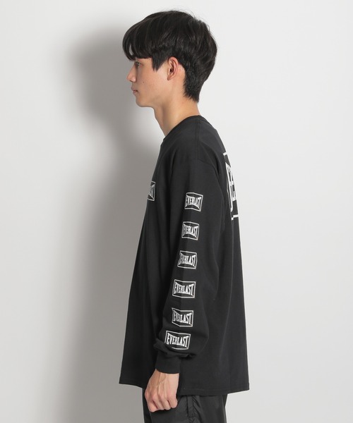 EVERLAST(スポーツ・ライフスタイル)(エバーラスト)の「【EVERLAST(エバーラスト)】ロゴロンT(Tシャツ/カットソー・メンズ・ホワイト/ブラック・MEDIUM/LARGE)」の7枚目の写真