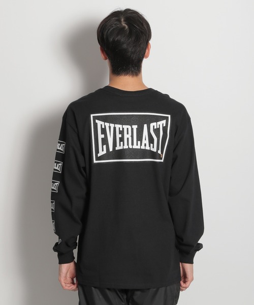 EVERLAST(スポーツ・ライフスタイル)(エバーラスト)の「【EVERLAST(エバーラスト)】ロゴロンT(Tシャツ/カットソー・メンズ・ホワイト/ブラック・MEDIUM/LARGE)」の8枚目の写真