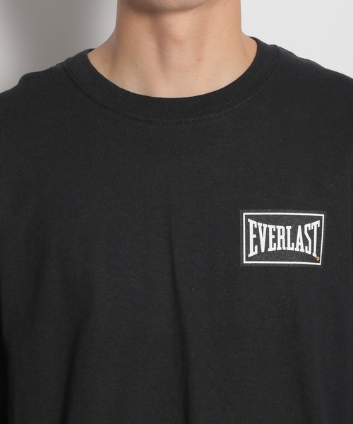 EVERLAST(スポーツ・ライフスタイル)(エバーラスト)の「【EVERLAST(エバーラスト)】ロゴロンT(Tシャツ/カットソー・メンズ・ホワイト/ブラック・MEDIUM/LARGE)」の9枚目の写真