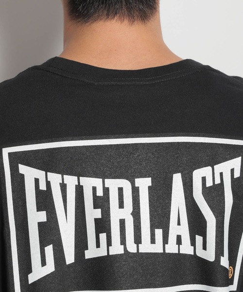 EVERLAST(スポーツ・ライフスタイル)(エバーラスト)の「【EVERLAST(エバーラスト)】ロゴロンT(Tシャツ/カットソー・メンズ・ホワイト/ブラック・MEDIUM/LARGE)」の10枚目の写真