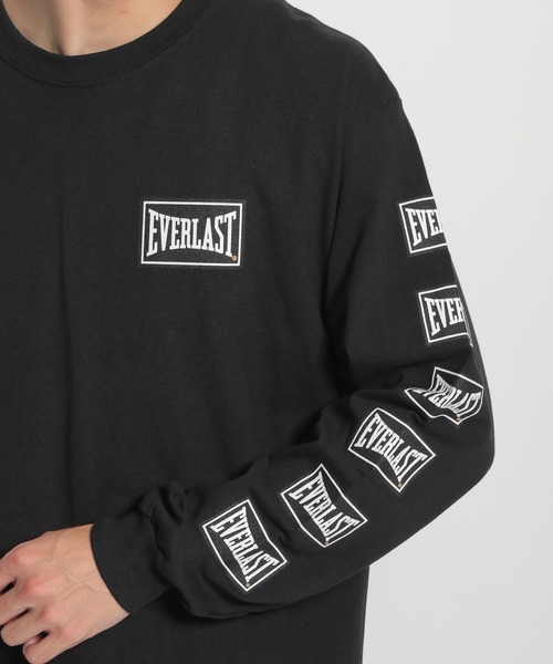 EVERLAST(スポーツ・ライフスタイル)(エバーラスト)の「【EVERLAST(エバーラスト)】ロゴロンT(Tシャツ/カットソー・メンズ・ホワイト/ブラック・MEDIUM/LARGE)」の11枚目の写真