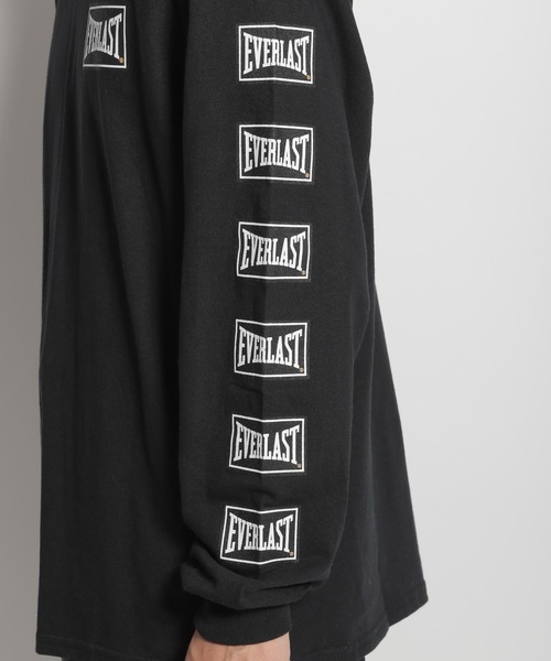 EVERLAST(スポーツ・ライフスタイル)(エバーラスト)の「【EVERLAST(エバーラスト)】ロゴロンT(Tシャツ/カットソー・メンズ・ホワイト/ブラック・MEDIUM/LARGE)」の14枚目の写真