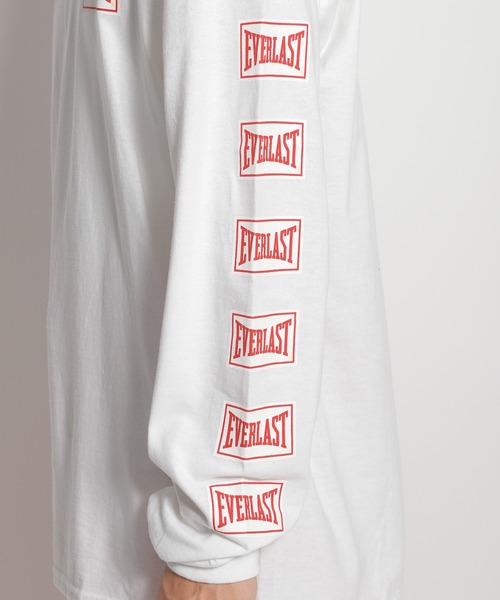 EVERLAST(スポーツ・ライフスタイル)(エバーラスト)の「【EVERLAST(エバーラスト)】ロゴロンT(Tシャツ/カットソー・メンズ・ホワイト/ブラック・MEDIUM/LARGE)」の19枚目の写真