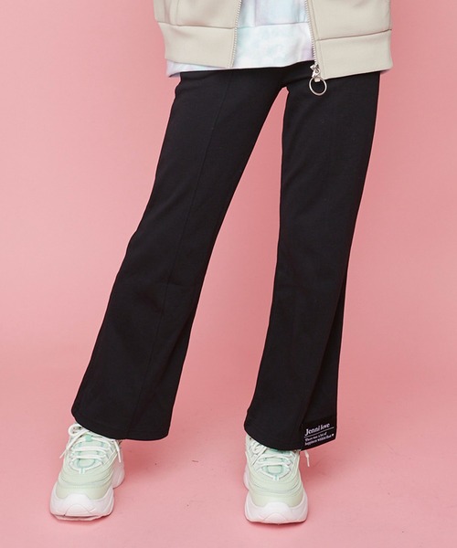 JENNI love（ジェニィラブ）の「センターシームフレアパンツ（その他パンツ・キッズ・カーキ/ベージュ/ブラック・130cm/140cm/150cm/160cm）」の2枚目の写真