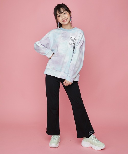 JENNI love（ジェニィラブ）の「センターシームフレアパンツ（その他パンツ・キッズ・カーキ/ベージュ/ブラック・130cm/140cm/150cm/160cm）」の4枚目の写真