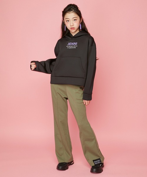 JENNI love（ジェニィラブ）の「センターシームフレアパンツ（その他パンツ・キッズ・カーキ/ベージュ/ブラック・130cm/140cm/150cm/160cm）」の18枚目の写真