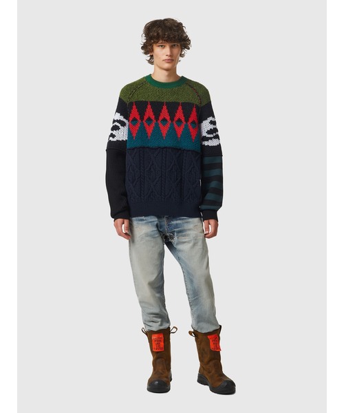DIESEL（ディーゼル）の「メンズ ニット オーバーサイズ