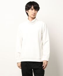 NICOLE CLUB FOR MEN | ダンボールニットオフネックプルオーバー(ニット/セーター)