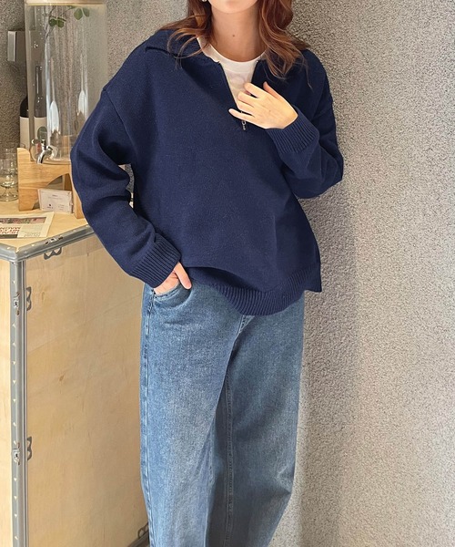 Chaco closet（チャコ クローゼット）の「ハーフジップニット（ニット