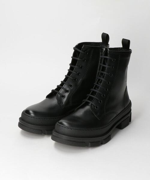 FAEDA（ファエダ）の「＜FAEDA＞レザーレースアップブーツ◆（ブーツ・レディース・ブラック/ナチュラル・38/39/36/37）」の7枚目の写真