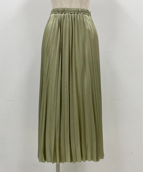 PICCIN（ピッチン）の「メタリックサテンプリーツスカート（スカート・レディース・ブルー/グリーン・M/L）」の17枚目の写真