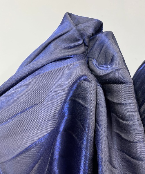 PICCIN（ピッチン）の「メタリックサテンプリーツスカート（スカート・レディース・ブルー/グリーン・M/L）」の8枚目の写真