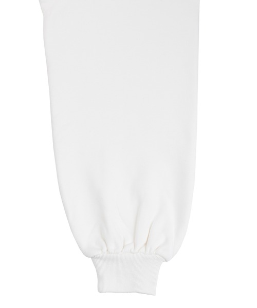 PUNYUS(プニュズ)の「裏起毛ハーフZIPプルオーバー(スウェット・レディース・ホワイト/ブラック/ライトパープル・4/3)」の18枚目の写真