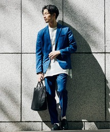 417 EDIFICE | ◆【WEB限定】【ジャケット+パンツの2点セット】ドライタッチトロ チェックセットアップ(セットアップ)