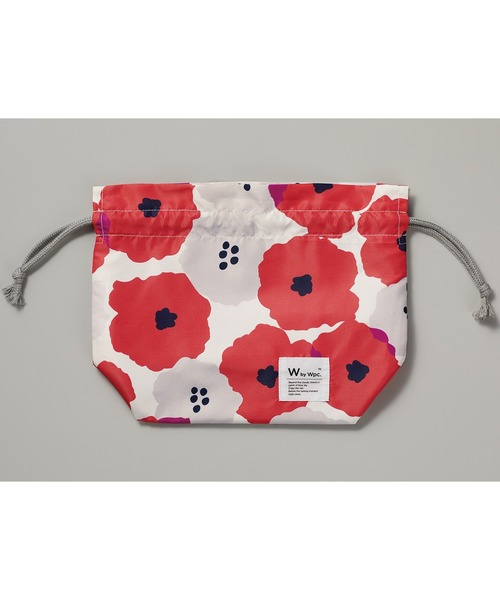 Wpc.（ダブリュピーシー）の「Wpc. Patterns ランチ巾着 お弁当袋（お弁当箱・レディース・ネイビー/ホワイト系その他/レッド系その他/ブルー系その他/ベージュ系その他/グレー系その他/ピンク/パープル/モカ/レッド/オフホワイト/ベージュ/ホワイト系その他2/ホワイト系その他3・FREE）」の18枚目の写真