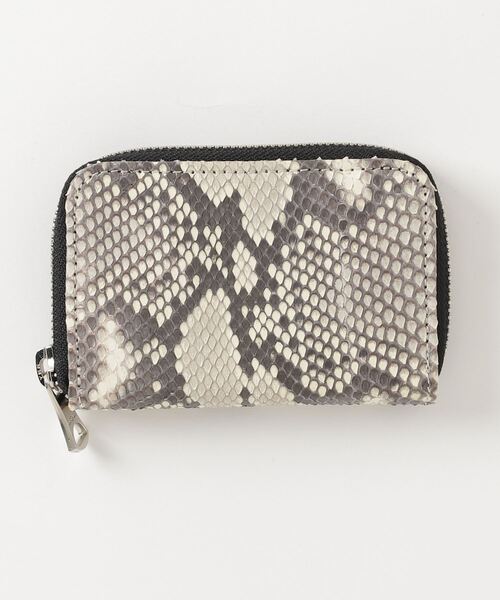 DECADE（ディケイド）の「パイソン・コインウォレットDECADE(No-01059Ｐ) Python  Coin Wollet　ディケイド（財布・メンズ・ホワイト/ブラック・ﾌﾘ-）」の2枚目の写真