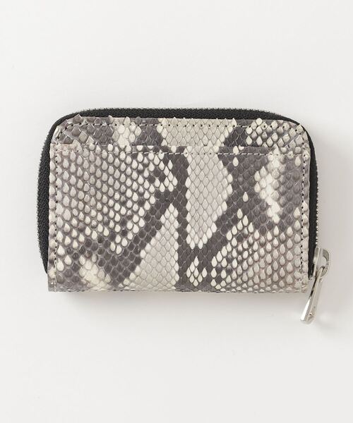 DECADE（ディケイド）の「パイソン・コインウォレットDECADE(No-01059Ｐ) Python  Coin Wollet　ディケイド（財布・メンズ・ホワイト/ブラック・ﾌﾘ-）」の3枚目の写真