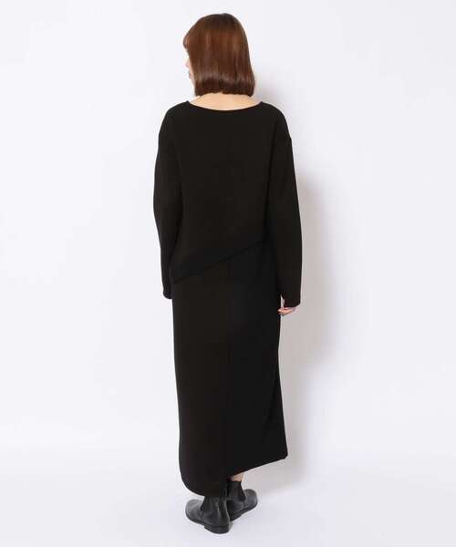 AULA AILA（アウラアイラ）の「AULA AILA （アウラ アイラ）別注リブMIX ワンピース（ワンピース・レディース・ブラック/アイボリー・0）」の19枚目の写真