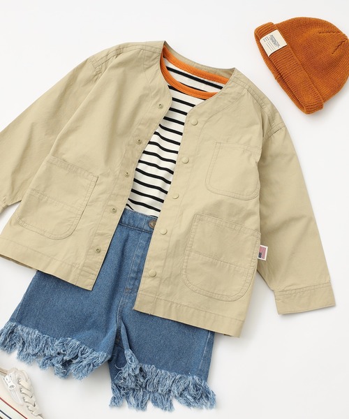 CIAOPANIC TYPY(チャオパニックティピー)の「【KIDS】【OSORO】コットンブロードシャウター(その他アウター・キッズ・ベージュ/アイボリー/カーキ・XX-LARGE/LARGE/X-LARGE/SMALL/MEDIUM)」の21枚目の写真