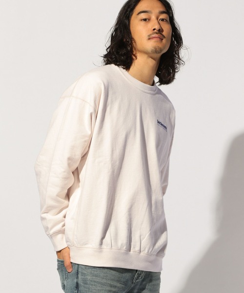 BAYFLOW(ベイフロー)の「スノーウォッシュインレイバックプリントプルオーバー(スウェット・メンズ・ベージュ/オレンジ/チャコール/オフホワイト/ブルー・LARGE/MEDIUM/SMALL)」の14枚目の写真