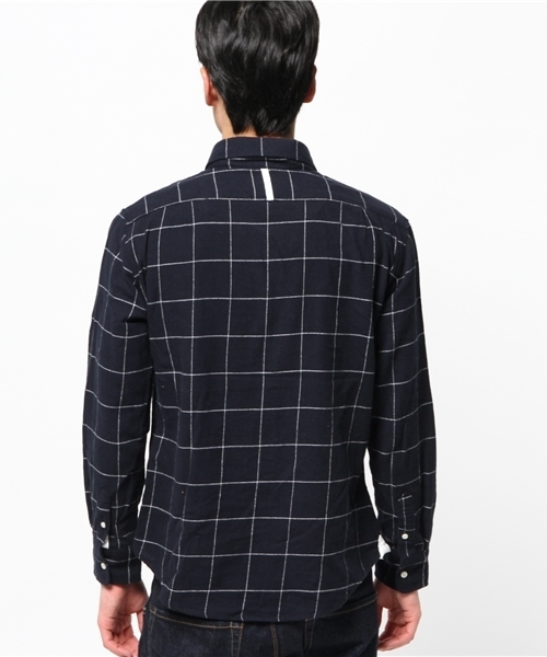 CIAOPANIC TYPY（チャオパニックティピー）の「【ロープライスアイテム】起毛フランネルウィンドペンシャツ（シャツ/ブラウス・メンズ・ネイビー/ホワイト・SMALL/LARGE/MEDIUM）」の11枚目の写真