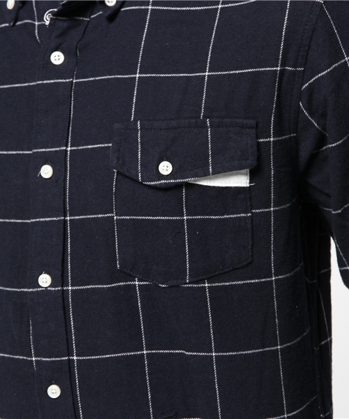 CIAOPANIC TYPY（チャオパニックティピー）の「【ロープライスアイテム】起毛フランネルウィンドペンシャツ（シャツ/ブラウス・メンズ・ネイビー/ホワイト・SMALL/LARGE/MEDIUM）」の5枚目の写真