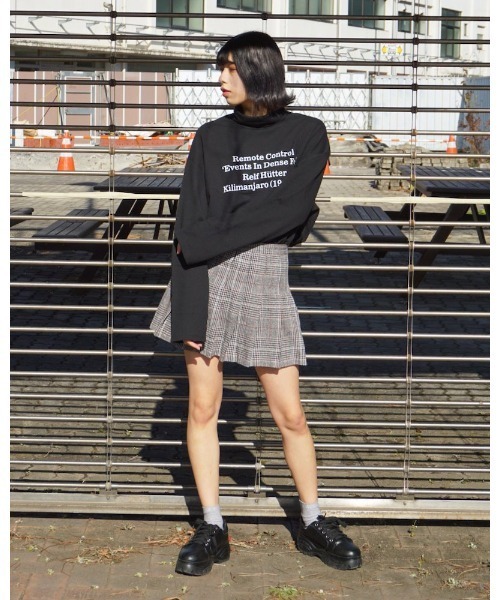 VIBGYOR（ヴィブジョー）の「【Re:one】「1:24」Message turtle cut and sew(MA)（Tシャツ/カットソー・メンズ・ブラック/グレー・FREE）」の7枚目の写真