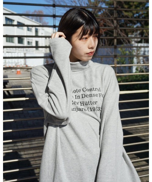 VIBGYOR（ヴィブジョー）の「【Re:one】「1:24」Message turtle cut and sew(MA)（Tシャツ/カットソー・メンズ・ブラック/グレー・FREE）」の3枚目の写真