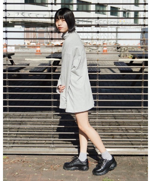 VIBGYOR（ヴィブジョー）の「【Re:one】「1:24」Message turtle cut and sew(MA)（Tシャツ/カットソー・メンズ・ブラック/グレー・FREE）」の14枚目の写真