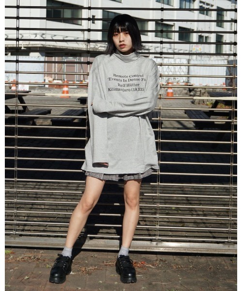 VIBGYOR（ヴィブジョー）の「【Re:one】「1:24」Message turtle cut and sew(MA)（Tシャツ/カットソー・メンズ・ブラック/グレー・FREE）」の8枚目の写真