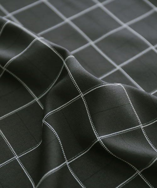 osharewalker（オシャレウォーカー）の「【廃盤】『チェック柄切替アシメサロペット』（サロペット/オーバーオール・レディース・ブラック・1/2）」の19枚目の写真