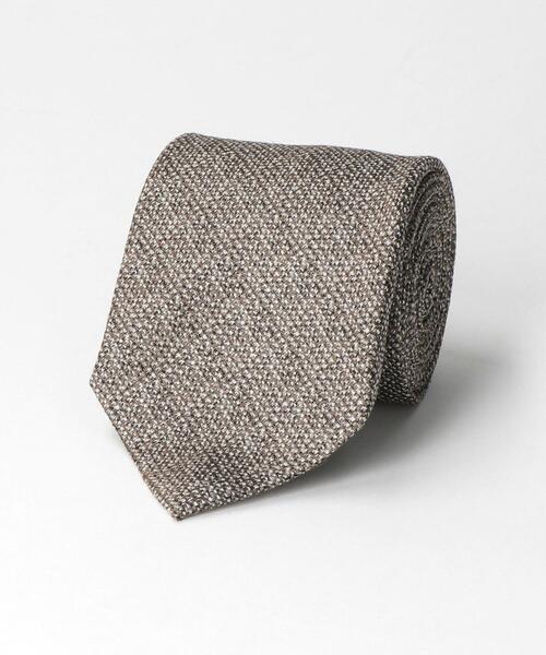 UNITED ARROWS LTD. OUTLET(ユナイテッドアローズアウトレット)の「<A DAY IN THE LIFE> AX 8.0 シルクリネン ドビータイ(ネクタイ・メンズ・モカ・FREE)」の1枚目の写真