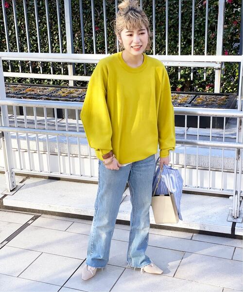 RITO（リト）の「【RITO/リト】 オーバーサイズプルオーバー（ニット/セーター・レディース・ブラック/グレー/イエロー・FREE）」の20枚目の写真